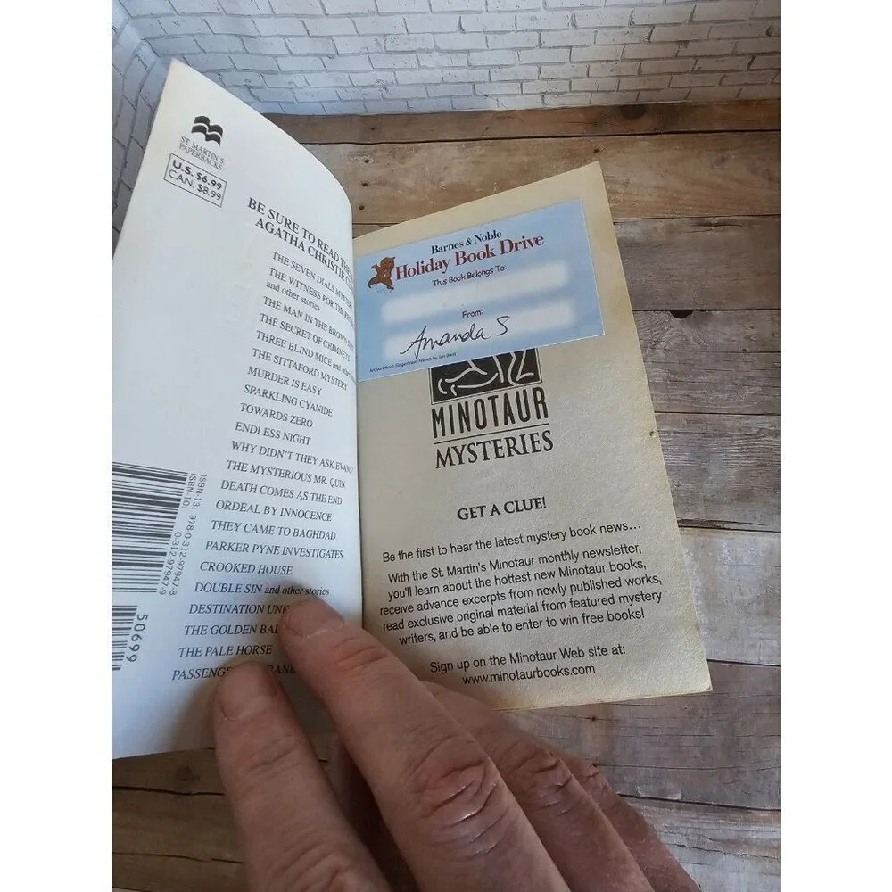 Agatha Christie And Then There Were None 2001 St Martin’s Mystery Paperback